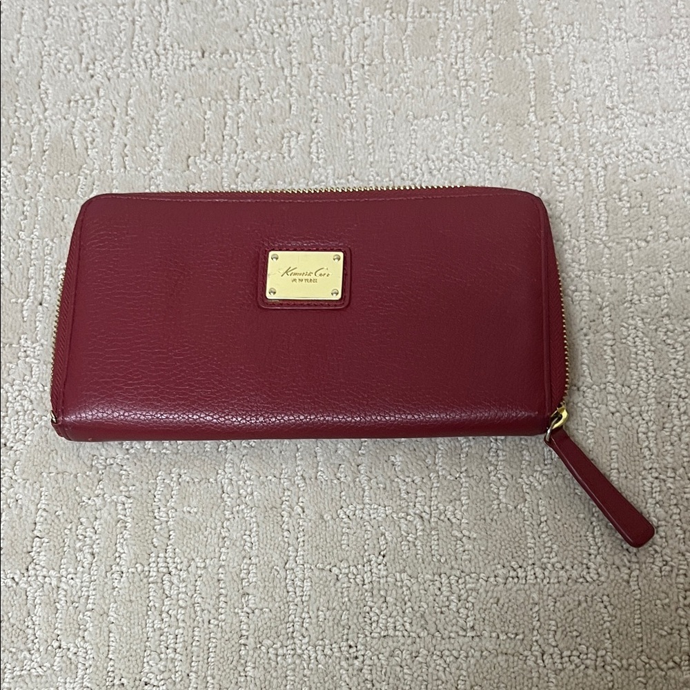 Kenneth Cole red Leather Wallet